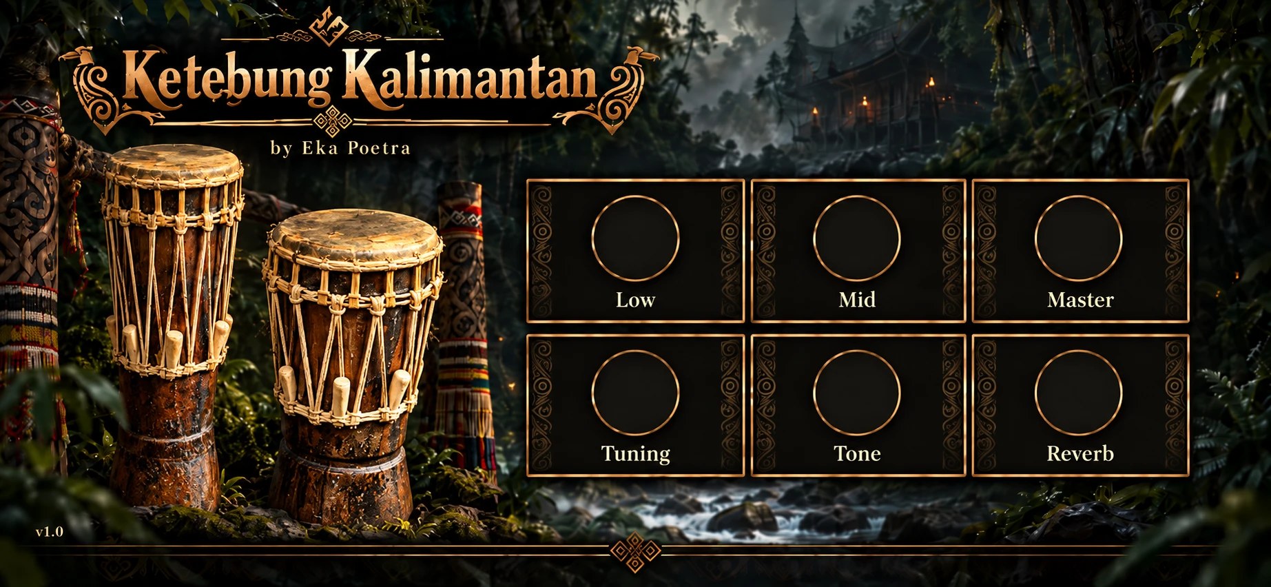 Tampilan Ketebung Kalimantan di plugin