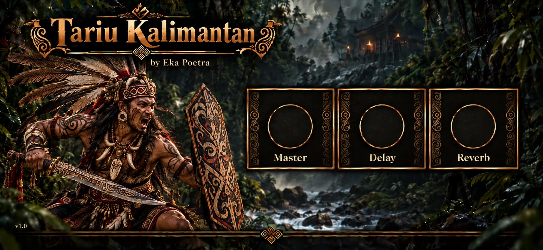 Tampilan Tariu Kalimantan di plugin
